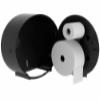 3355-BJÖRK toiletpapirholder til 1 Jumbo+1 standard, sort