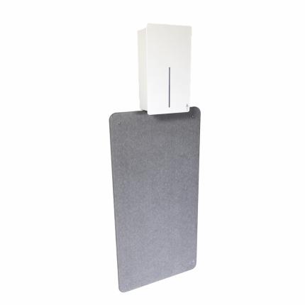 4502-stænkplade, hvid