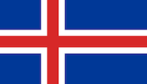 Islandsk flag - Aqua Sport ehf